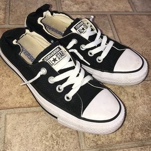 Black Slip On Converse